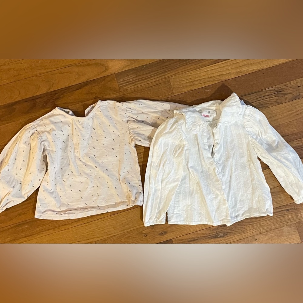 Bundle of Zara girls tops size 2-3